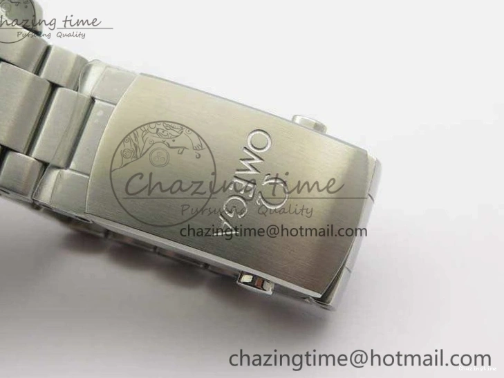 0727 MultiPurpose Planet Ocean Master Chrono SS OM 1:1 Best Edition Gray Dial On SS Bracelet A9900 V 8116
